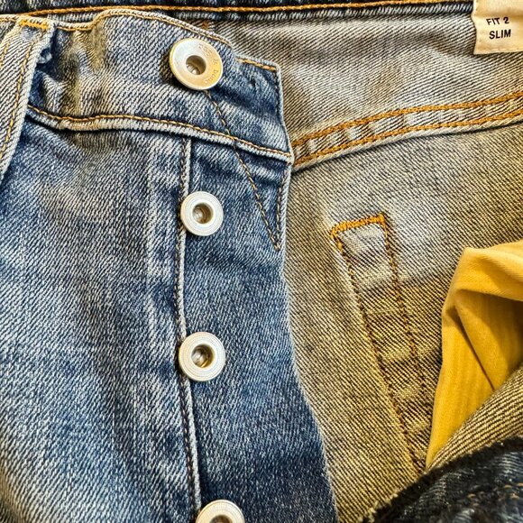 Rag and Bone Fit 2 Slim Woman Button Fly Size 33 - Picture 6 of 7